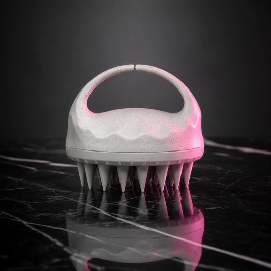 Cepillo de Silicona Masajeador para el Cabello